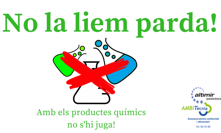 Amb els productes químics no s'hi juga